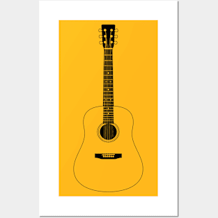 Acoustic Guitar Posters and Art